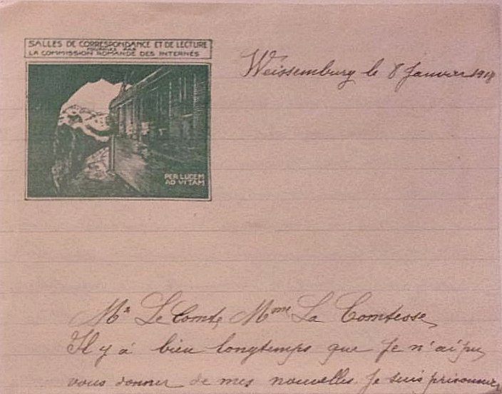 Schweiz Suisse Switzerland Internee Mail YMCA UCJG envelope Electric Train corner card